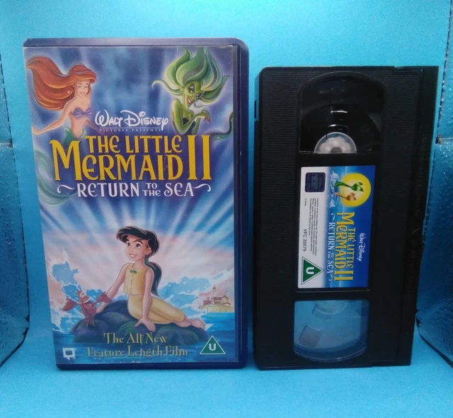DISNEY THE LITTLE Mermaid II Return to the Sea VHS Pal Video Cassette £ ...