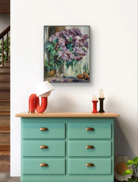 LILACS STILL LIFE oil painting canvas, Original artwork, Ukrainian ...