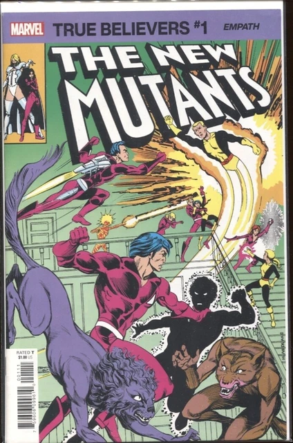 True Believers X-Men Empath #1 / Reps New Mutants #16 Warpath Nm