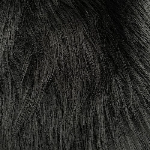 Shaggy Faux Fur Fabric by The Yard - 36" x 60" Inches (90 cm x 150 cm) -