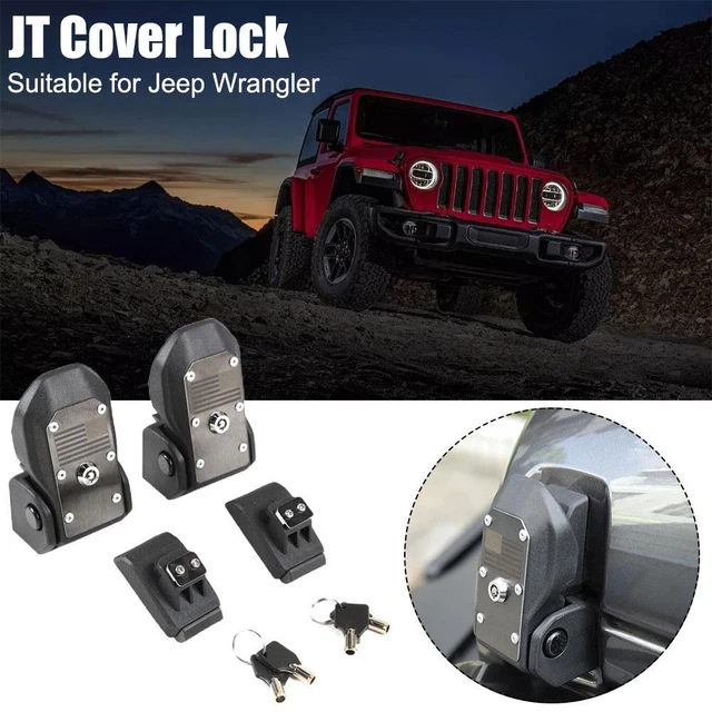 HOOD LATCHES FOR Jeep Wrangler JL JLU Rubicon JT Hood e Locking Catchn