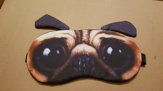 Schlafmaske Mops Schlafbrille Augenmask Eye Reise Mask Augenbinde Sleep Mask