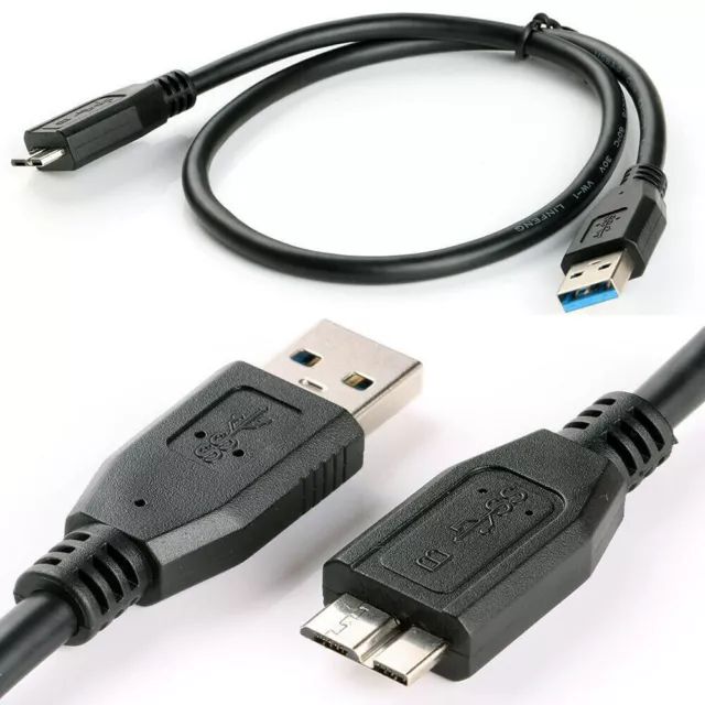 Premium USB 30 Kabel für SEAGATE BACKUP PLUS SLIM tragbare Microusb Festplatten