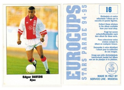 Eurocups Stars Parade 94-95 Sl Patrick Kluivert Ajax Figurine #15 Rookie 