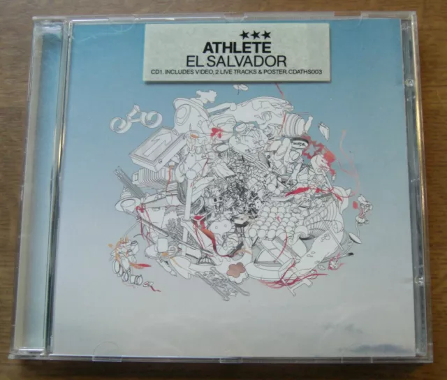 Athlete - El Salvador - Enhanced CD1 - 3 Track Enhanced CD Single b/w Dungeness