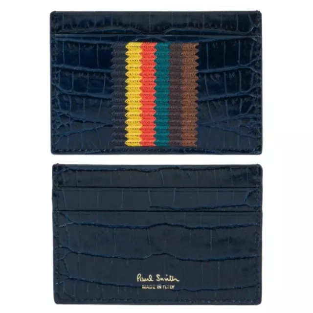 ⚡RARE⚡ retailer PAUL SMITH Letters Card Case *NEW W/TAGS*