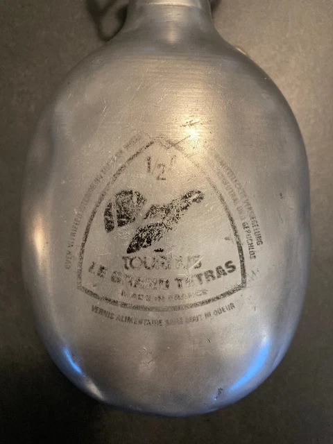 ANCIENNE GOURDE EN ALUINIU TOURNUS / LE ... - eBay