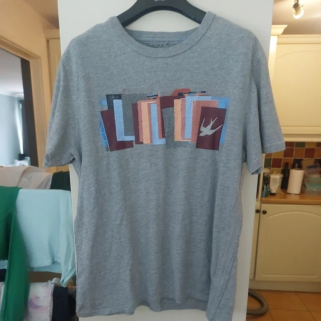 T-shirt col montant imprimé graphique maille chaude - T-shirts, Polos
