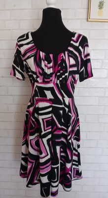 AA Studio AA Women  Casual Dress size 12 , multicolor pre owned , poly spandex