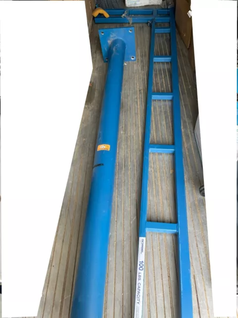 Gorbel Free Standing Work Station Jib Crane Pivot  Arm With Aimco Tool Support 