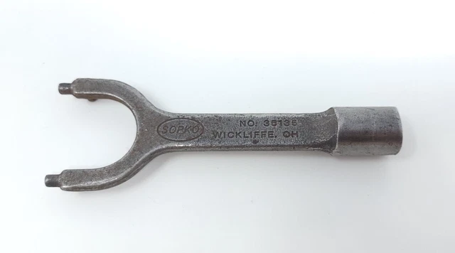 Sopko Grinding Wheel Hub Spanner Wrench #35135 Wickliffe, OH USA