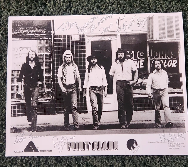 Point Blank - Promo 8x10 Signed by The Whole Band