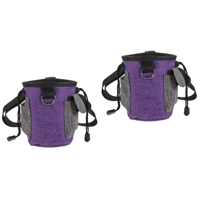 2 piezas Walking -Bag para perros Prácticas bolsas de cintura -Perros -Bolsa de entrenamiento para