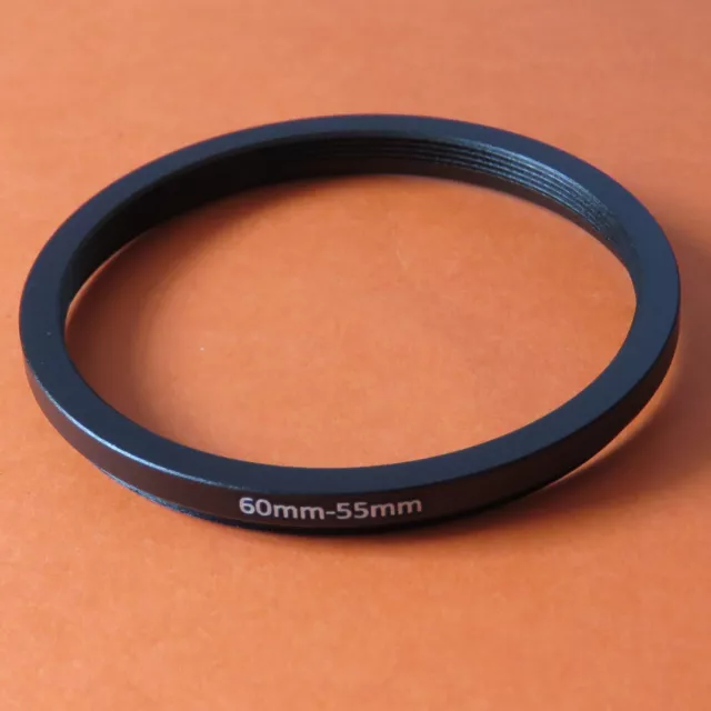 Step Down 60mm to 55mm Step-Down Ring Camera Lens Filter Adapter Ring 60mm-55mm