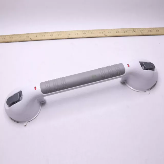 Suction Cup Grab Bar White 16" Length