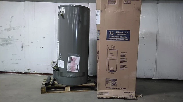 Rheem PRO+G75-76N RH PV 73 Gal Tank Capacity Residential Gas Water Heater Rheem PRO+G75-76N RH PV 73 Gal Tank Capacity Residential Gas Water Heater