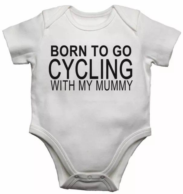 Born to Go Cycling with My Mummy - Nuovi gilet bambino body per ragazzi, ragazze