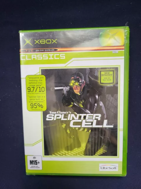 Tom Clancy's Splinter Cell Brand New Sealed Xbox Original Game Xbox Classics