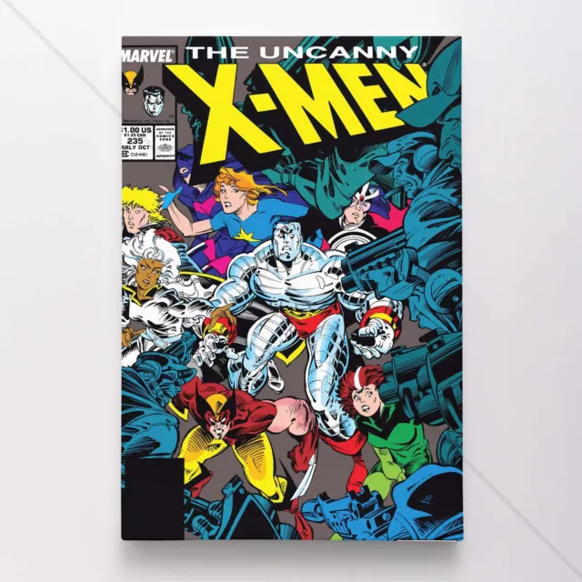Uncanny X-Men Poster Canvas Vol 1 #235 Xmen Marvel Comic Book Art Print