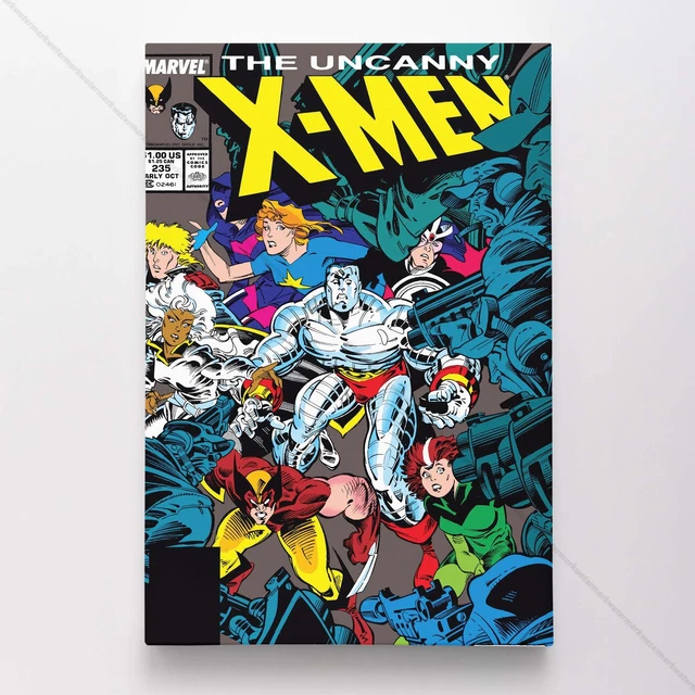 Uncanny X-Men Poster Canvas Vol 1 #235 Xmen Marvel Comic Book Art Print