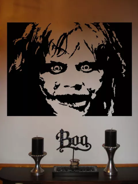 Exorcist Halloween Vinyl Wall Sticker Decal 54 in w x 40 in h