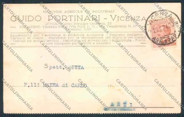 Vicenza Commerciale cartolina MQ2817
