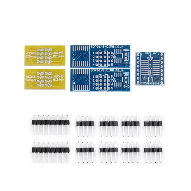High Speed USB SPI Programmierer + 5 Adapter SOP8 Testclip Paket für Flash Chip 3