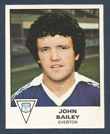 Panini Football 80- #141-Everton-Blackburn Rovers-John Bailey