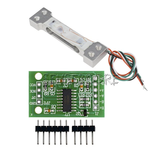 HX711 24 BIT Dual Channel Precision A/D Module+100g Weighing Load Cell ...