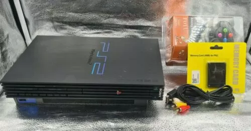 Ps2 Fat  - Sony Play Station 2 Fat  Ps2 Console Slim + Pad + Memory Card E Altro