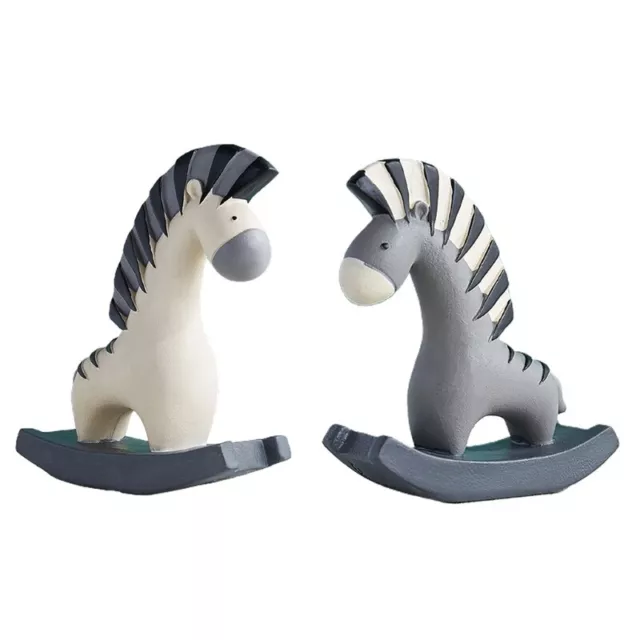 Cartoon Horse Toy Desktop Ornaments for Creative Model Decor for Ho