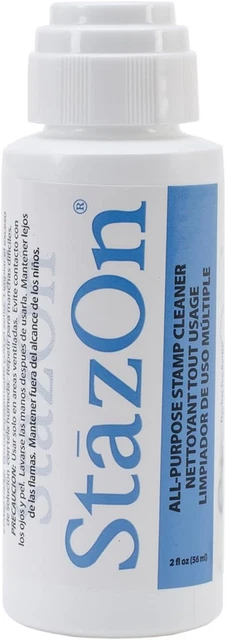 Stazon All-Purpose Stamp Cleaner with Dauber-Top, Lightly Lemon Scented , 2 Flui