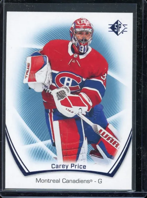 2021/22 Upper Deck Hockey SP Blue Carey Price #4