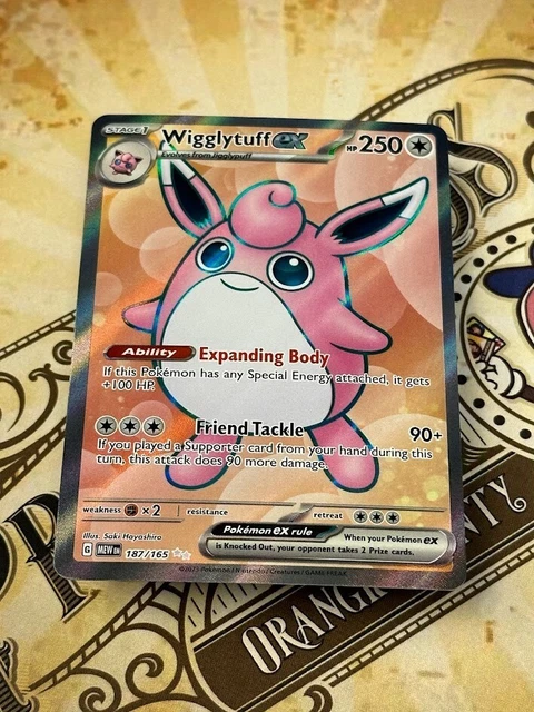 Pokémon TCG Scarlet & Violet 151 Wigglytuff EX Full Art Rare #187/165