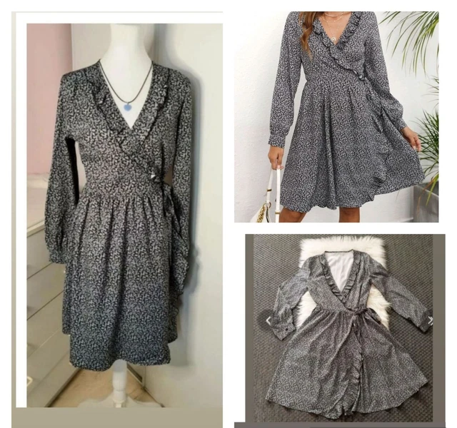 Robe Blancheporte Blanche - Taille 40, Manches 3/4, Volants Colorés, Occasion Très Bon état