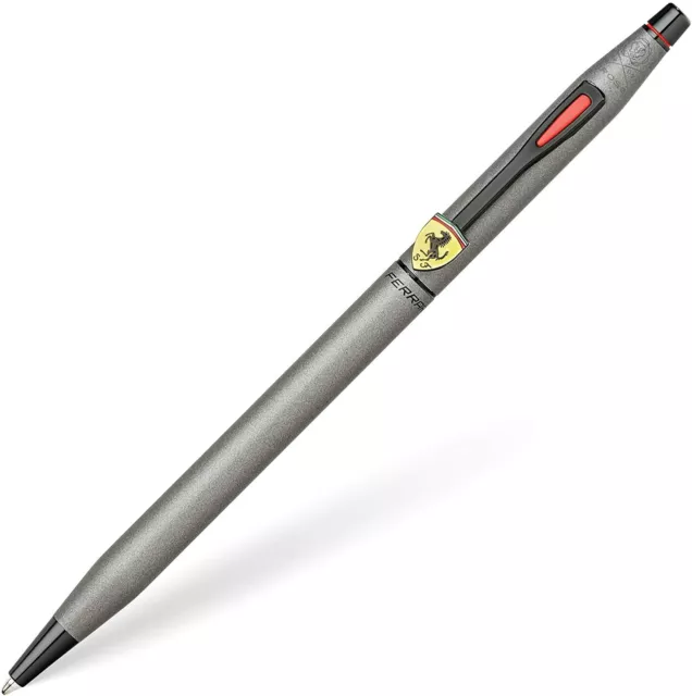 Cross Century II Ferrari Stylo Roller - Titane Gris - Encre Noir - Ø 0,7mm