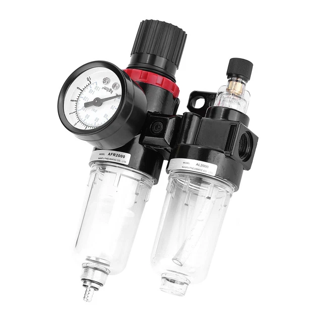 Pneumatic Pressure Filter Regulator Lubricator Moisture Water Trap Oil