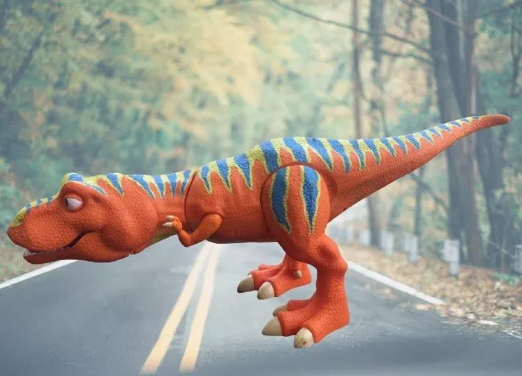 Figurine dinosaure interactive T-Rex Dino Valley 30cm Invincible