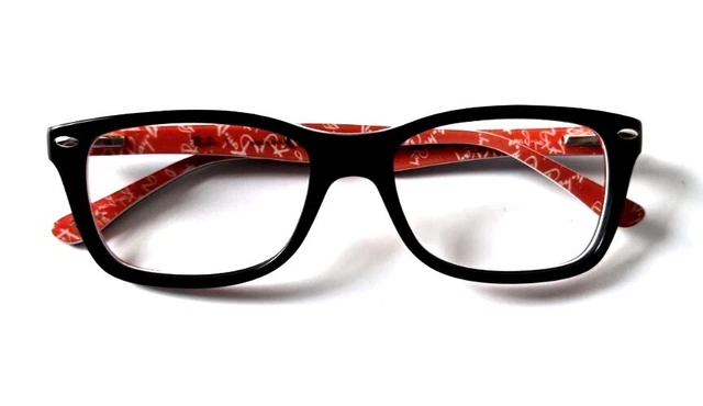 NEW RUNWAY TITANIUM RT-825 Black & Red Titanium Eyeglasses  display picture 1