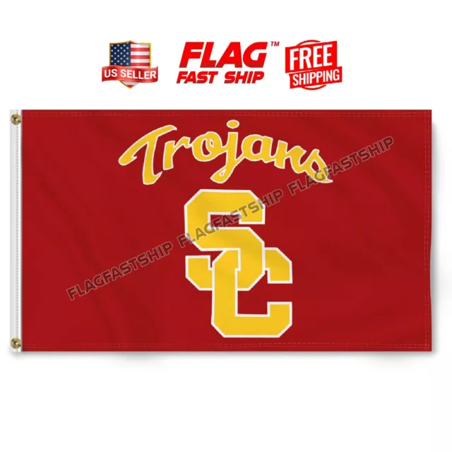 USC Trojans 3x5 ft Flag University of Southern California NCAA FREE Shipping