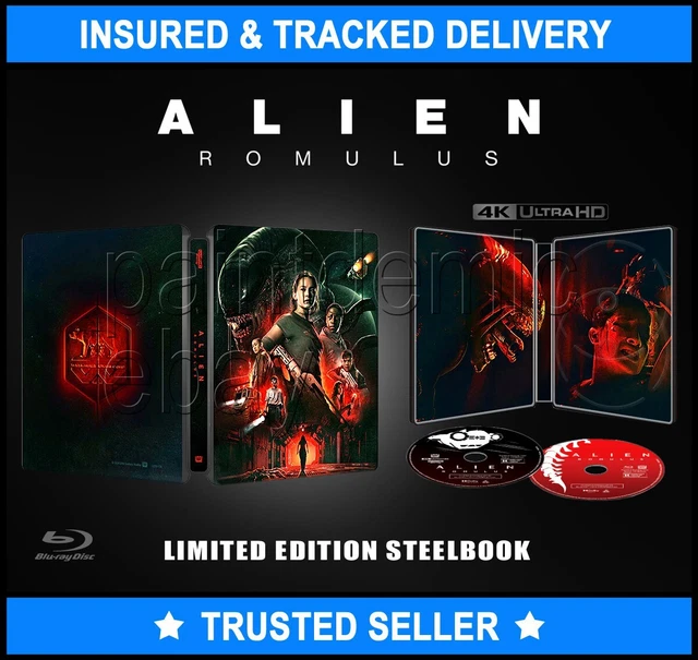 ALIEN ROMULUS LIMITED Edition Collector's SteelBook 4K Blu-ray - NEW ...