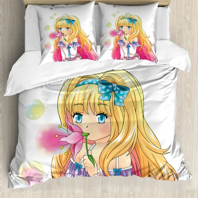 Anime Housse de Couette Manga Cartoon Création