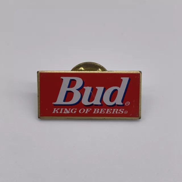 Vintage Bud King Of Beers Budweiser Lapel Hat Pin