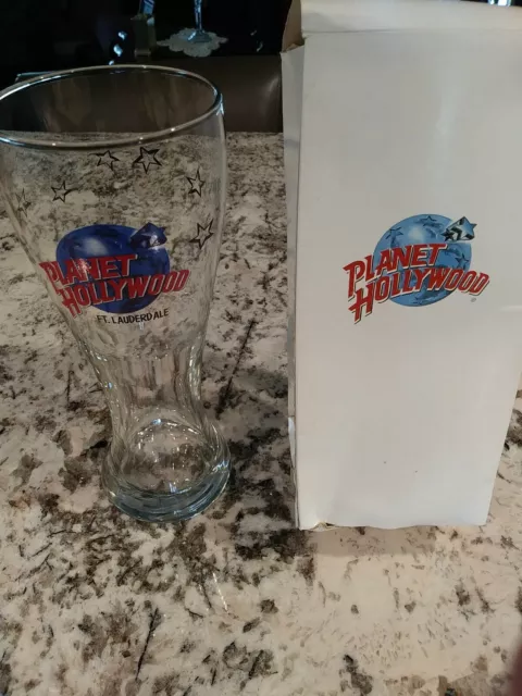 Planet Hollywood Ft Lauderdale Souvenir Glass