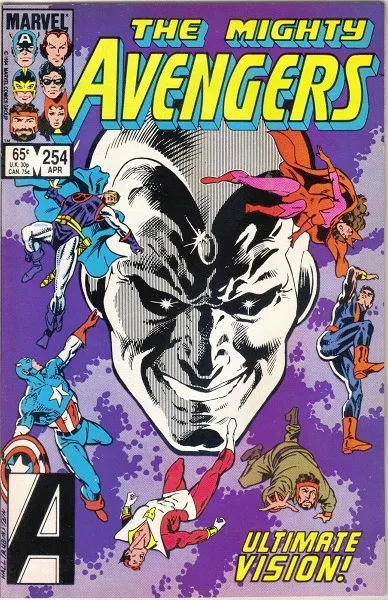 The Avengers Comic Book #254, Marvel Comics 1985 VERY HIGH GRADE UNREAD NEW
