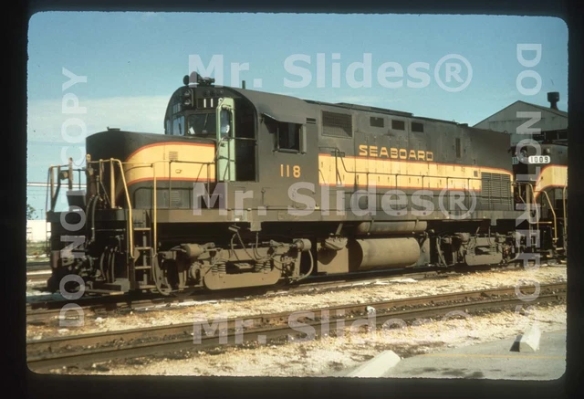 Duplicate Slide SAL Seaboard Air Line ALCO C420 118 In 1967