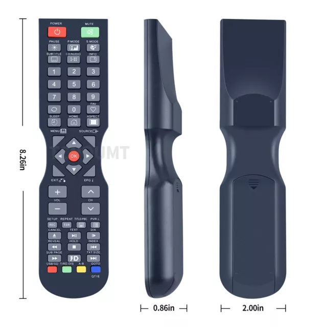 New Remote Control For SONIQ TV QT1E QT155 QT166 QT138 E55S14A E55V12A+