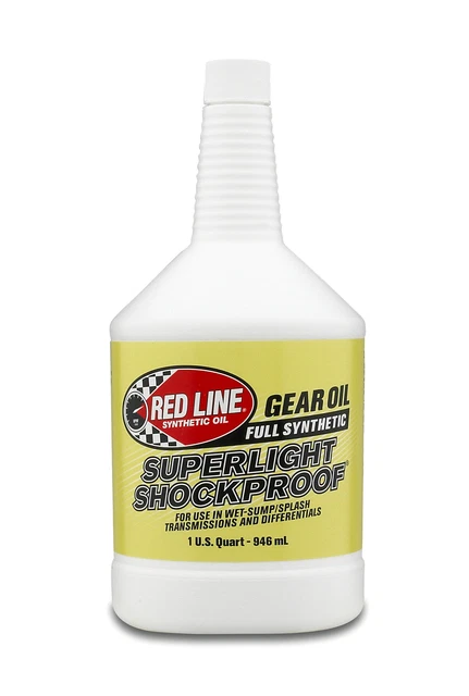 Red Line Oil     Red Line 58504 Superlight Shockproof Gear Oil, 75W90   1 Quart