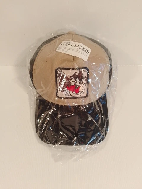 TASSIE TASMANIAN DEVIL Looney Tunes Snap Back Cap Hat Meshback Osfm