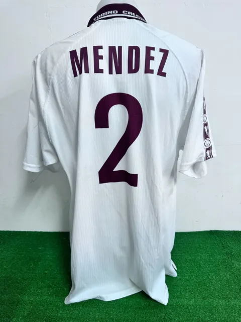 Maglia Torino Mendez Match Worn Issue Shirt Jersey Vintage Camiseta 99/00